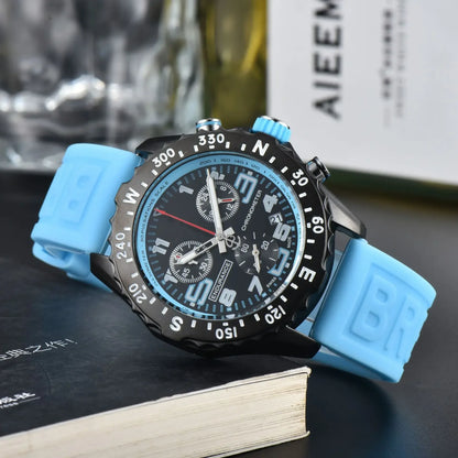 Men's Luxury Business Chronograph Watch - Multi-Function Quartz, Durable Date AAA+ Quality, Professional Style