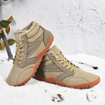 Winter Snow Boots Cold-Proof Trekking Shoes Anti Slip Minimalist Five Finger Boots Lightweight Walking Boots for Hiking Climbing