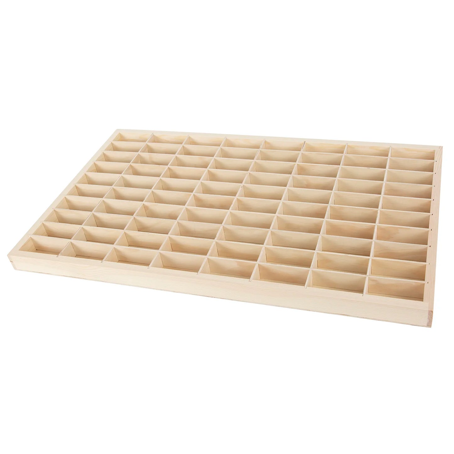 80 Grids for Hot Wheels Diecast Car Matchbox 1/64 Wood Display Shelf Toy Storage