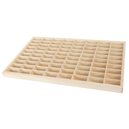 80 Grids for Hot Wheels Diecast Car Matchbox 1/64 Wood Display Shelf Toy Storage