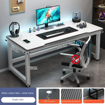 Shelf Living Room Office Desk Storage Standing Floor Metal Arbenic Computer Desks European Black Mesa De Escritorio Furniture