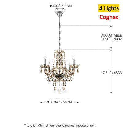4/6/8/10/15 arms Lights Crystal Chandelier Pendant Ceiling Light Chandelier Lamp Living room light Vintage Home Lighting Indoor