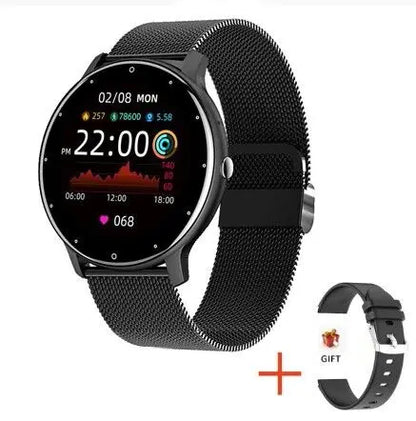 LIGE 2025 Smart watch Ladies Full touch Screen Sports Fitness watch IP67 waterproof Bluetooth For Android iOS Smart watch Female