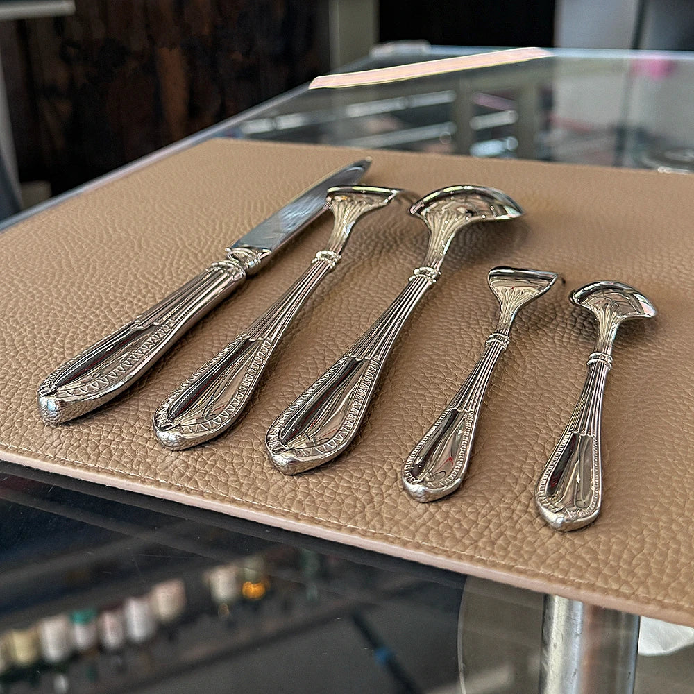 20Pcs Gold Stainless Steel 304 Dinnerware Set 18/10 Dinner Knife Fork Cutlery Set Service For 4 Drop Shipping