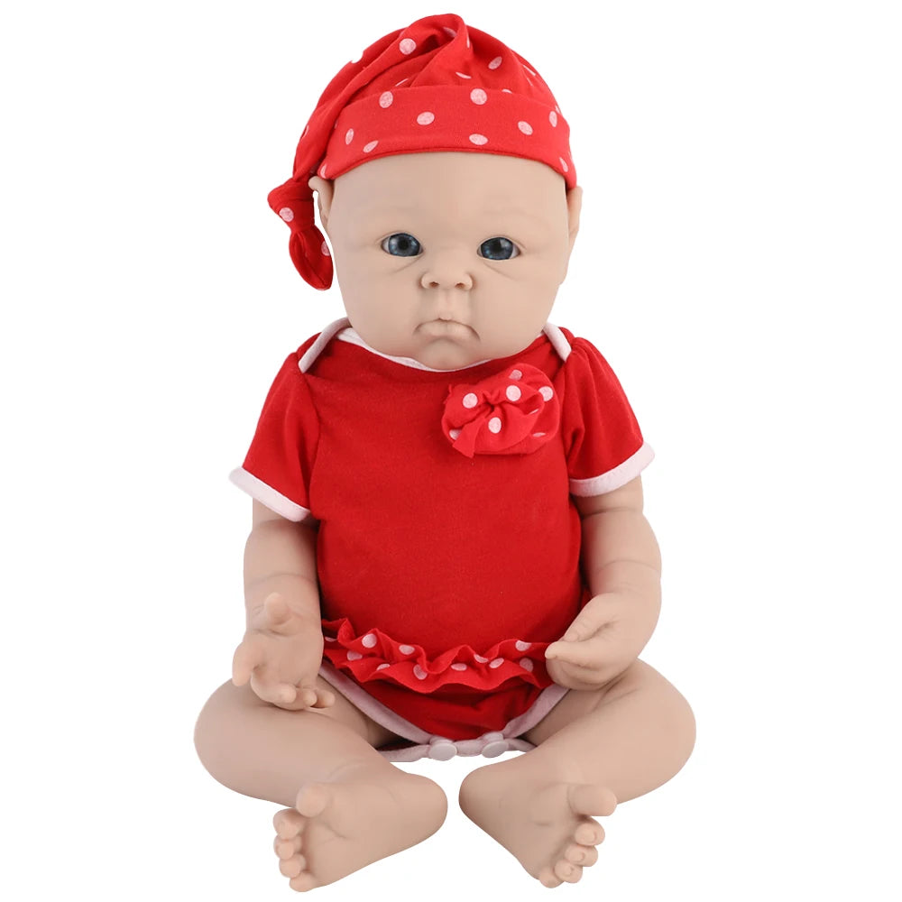 Authentic 100% Silicone Unpainted Reborn Baby Dolls Shipped from USA Warehouse Wholesale Realistic Baby Dolls for Kids Bebe Toys