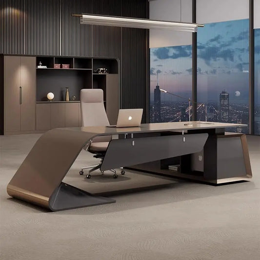 Design Organizer Office Desk Reading Nordic Quality Secretary Computer Desks Light Luxury In Stock Mesa Escritorio Furniture