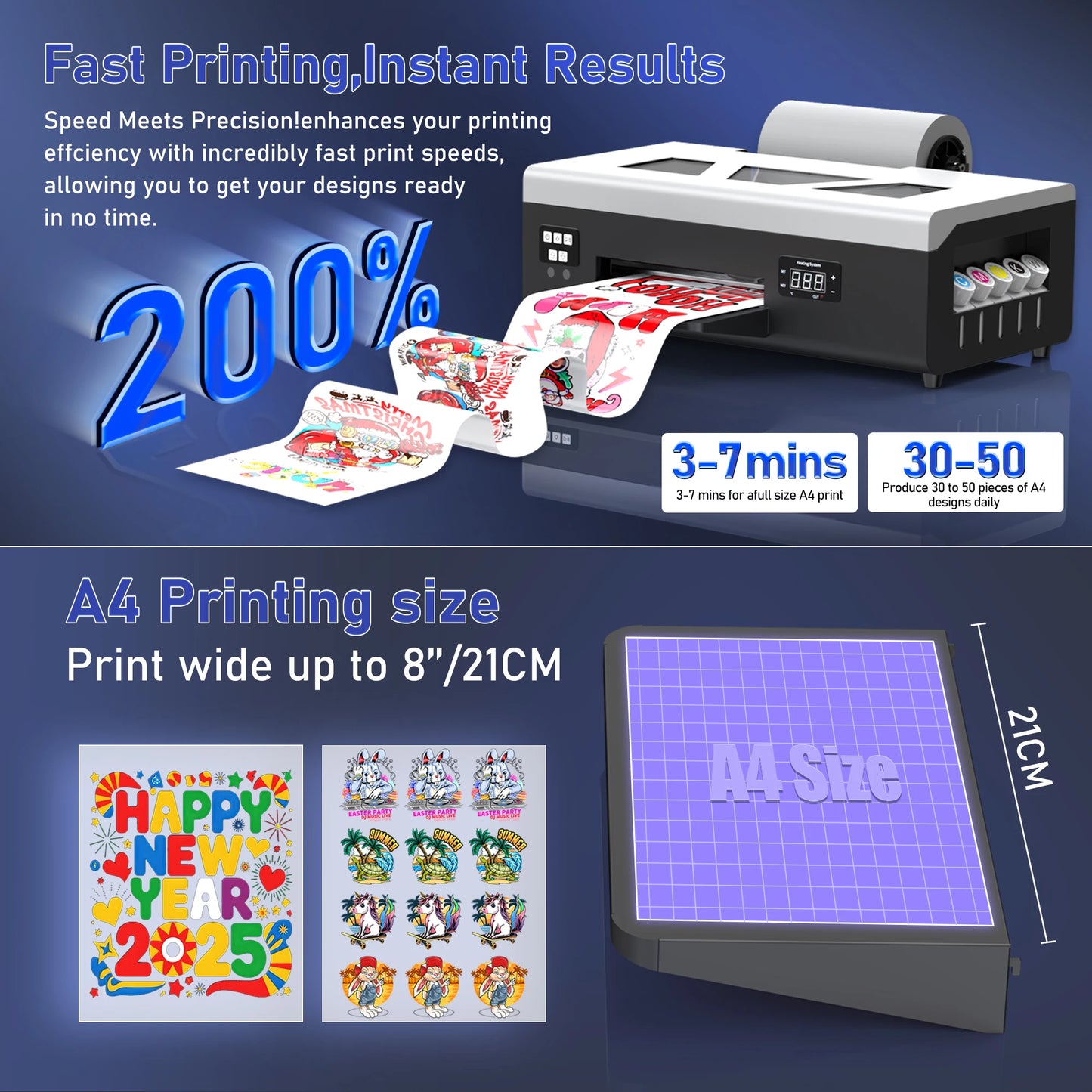 Colorsun A4 DTF Printer Impressora a4 dtf Printing Machine For Epson L805 Direct to Film DTF Printers For T-shirt Hoodies