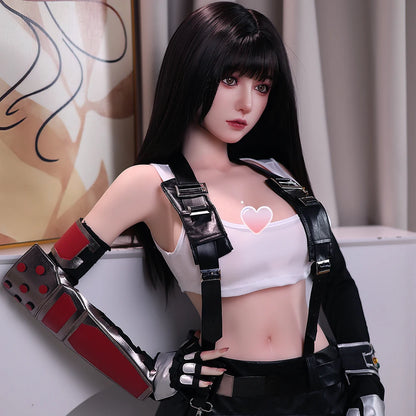 Soft Touch Anime Figure Girl Flexible Skeleton BJD Doll, Adorable Handmade Model for Relax & Gift Use