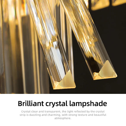 Hanging Chandelier Living Room Hall Lighting Villa Dining Table LED High-end Luxury Dining Room Crystal Chandeliers