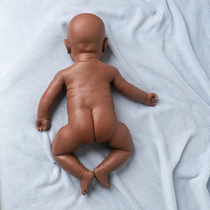 18.5-inch (approximately 47.0 cm) simulation full silicone baby doll, lifelike reincarnation doll, toy and collectible version