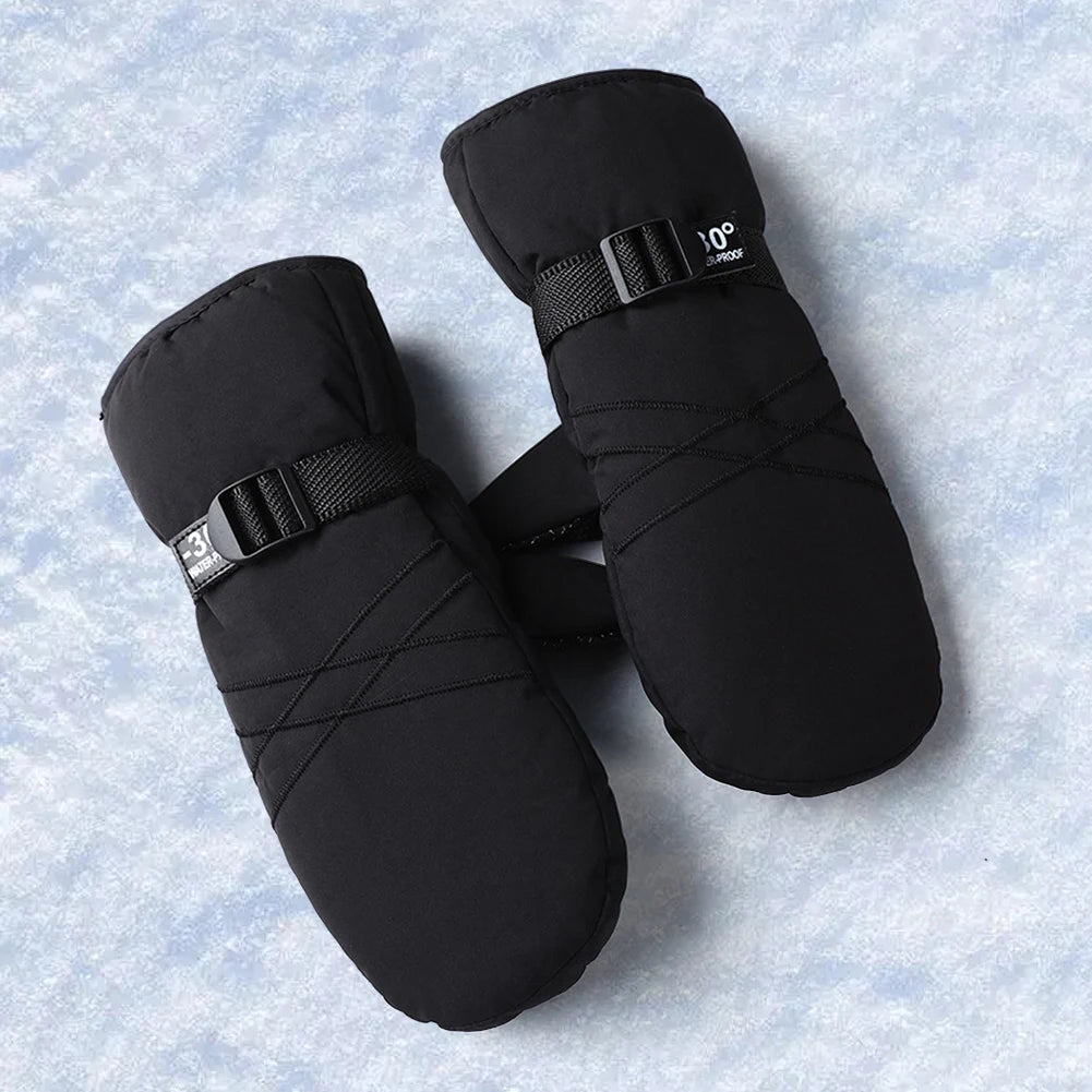 Ski Mittens Waterproof Winter Gloves Windproof Cycling Gloves Snowboard Gloves Cold Weather Gloves for Men and Women