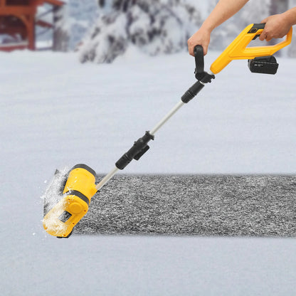 12.6" Cordless Snow Shovel Battery-powered Snow Thrower Snow Blower Cleaning 20V