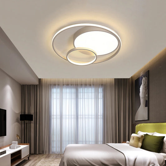 Ceiling Light with LED, High Color Rendering, Energy-Saving, Soft Light, Easy Installation, Corrosion-Resistant Iron