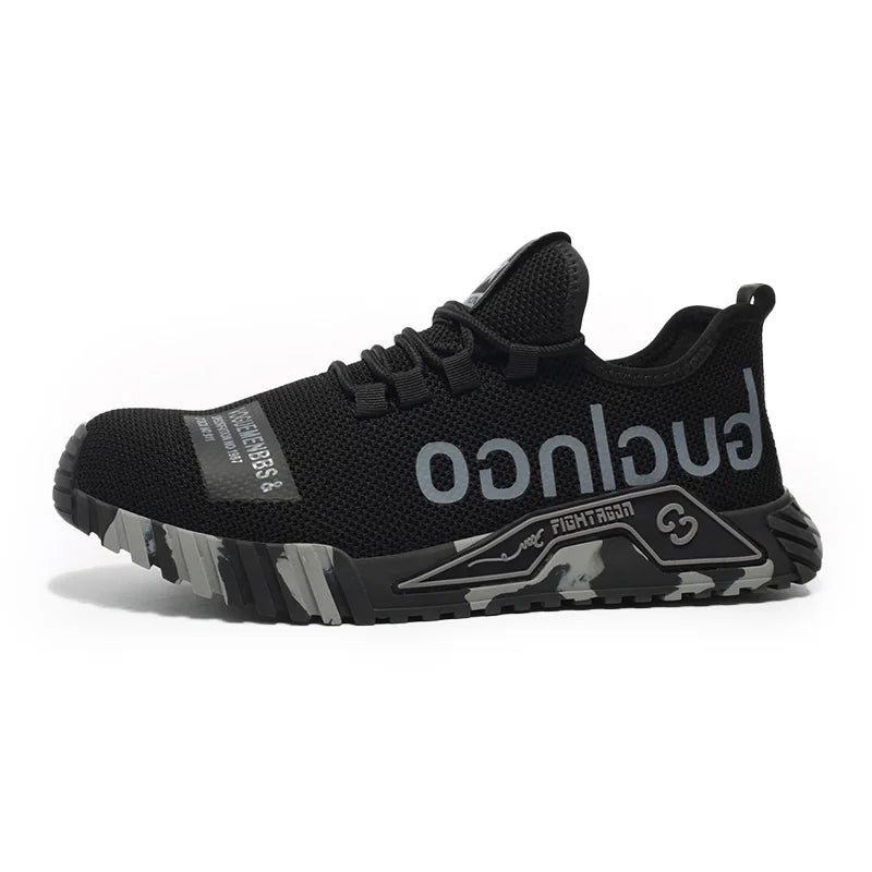 Soft-soled comfortable anti-smash and anti-puncture safety shoes