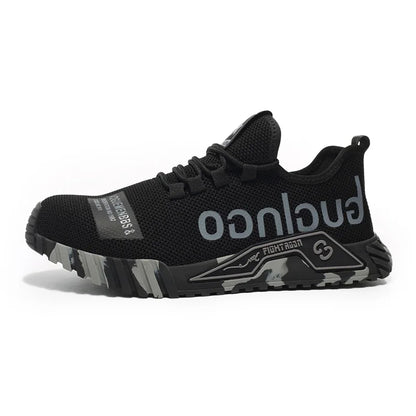 Soft-soled comfortable anti-smash and anti-puncture safety shoes