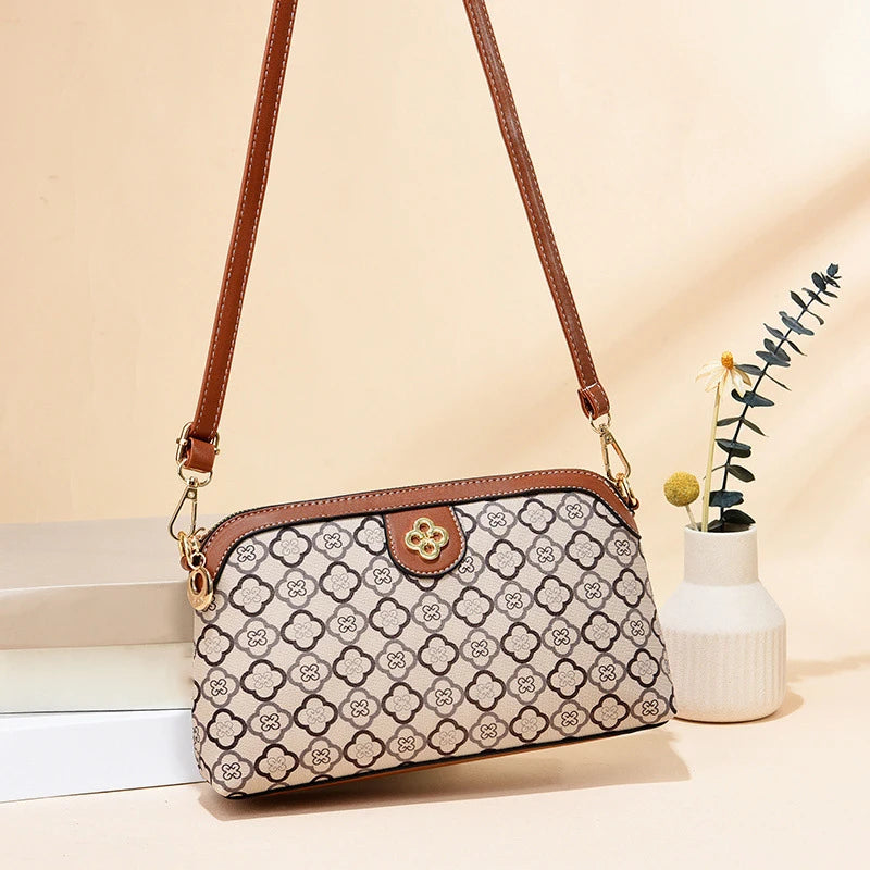 High Quality PU Leather Shoulder Bags Women Small Crossbody Bag Luxury Handbag Lady Messenger Bag Simple Shell Phone Satchels