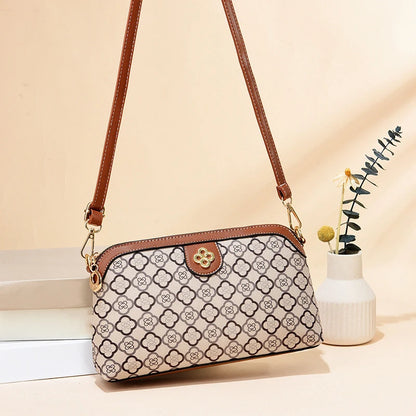 High Quality PU Leather Shoulder Bags Women Small Crossbody Bag Luxury Handbag Lady Messenger Bag Simple Shell Phone Satchels