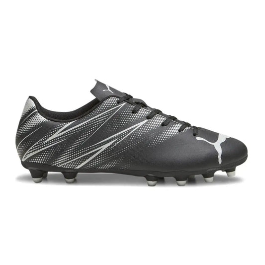 Puma Attacanto Unisex FG Soccer Cleats Black White Sports Sneakers for Men And Women