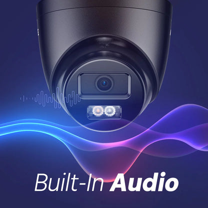 ANNKE 3K Dual Lights IR Network Camera Built-in mic Double Light Security IP Cameras H.265+ Support PoE Camera Indoor Outdoor