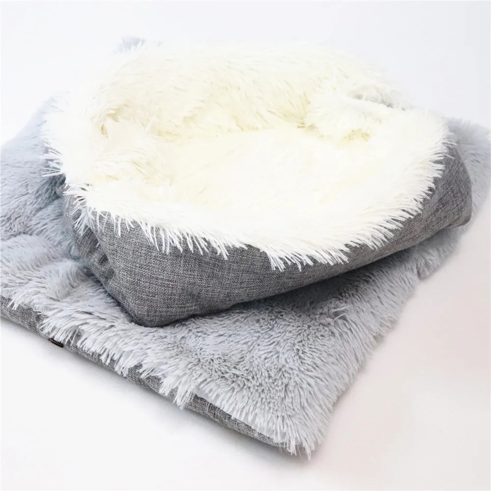 Autumn and Winter Thick Cat Bed Pet Mat Dual-use Dog Bed Cat Mat Plush Cat Mattress Pet Bed Autumn and Winter Nest Mat 2025 New