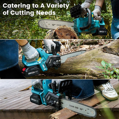 SEESII 12-Inch Brushless Electric Chainsaw For Makita Battery Cordless Chain Saw Firewood Tree Cutting Garden Pruning Tool pin