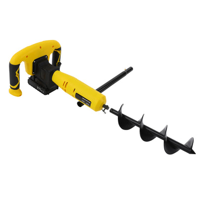Earth Auger Garden Power Floor Drill Electric Hole Digging Machine Cordless Post-Hole Digger with Drill Bit