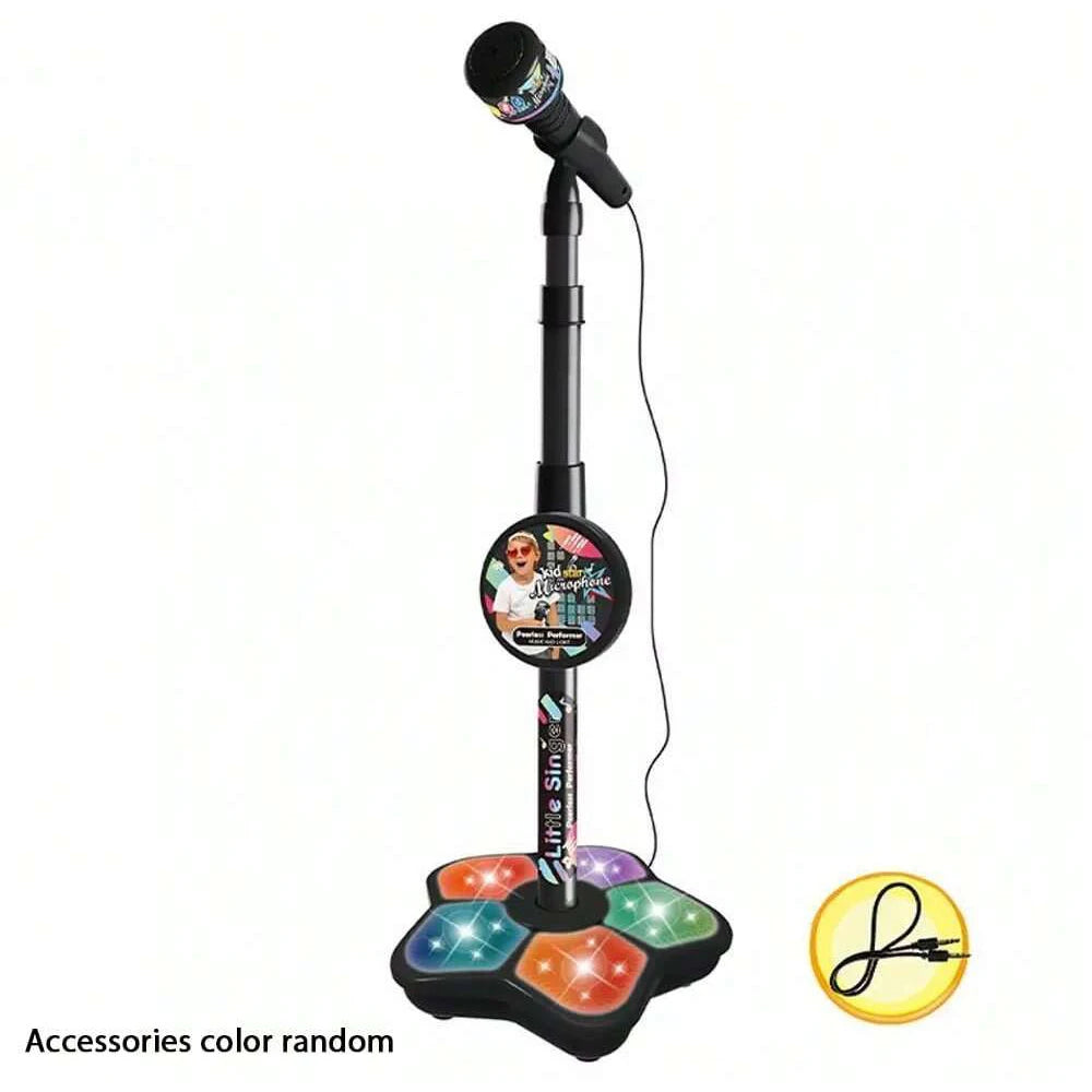 Kids Microphone Stand Toy, Portable Children's Karaoke Electronic, Durable Party Karaoke Microphone Stand, Kids Karaoke Machine