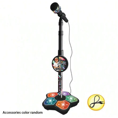 Kids Microphone Stand Toy, Portable Children's Karaoke Electronic, Durable Party Karaoke Microphone Stand, Kids Karaoke Machine