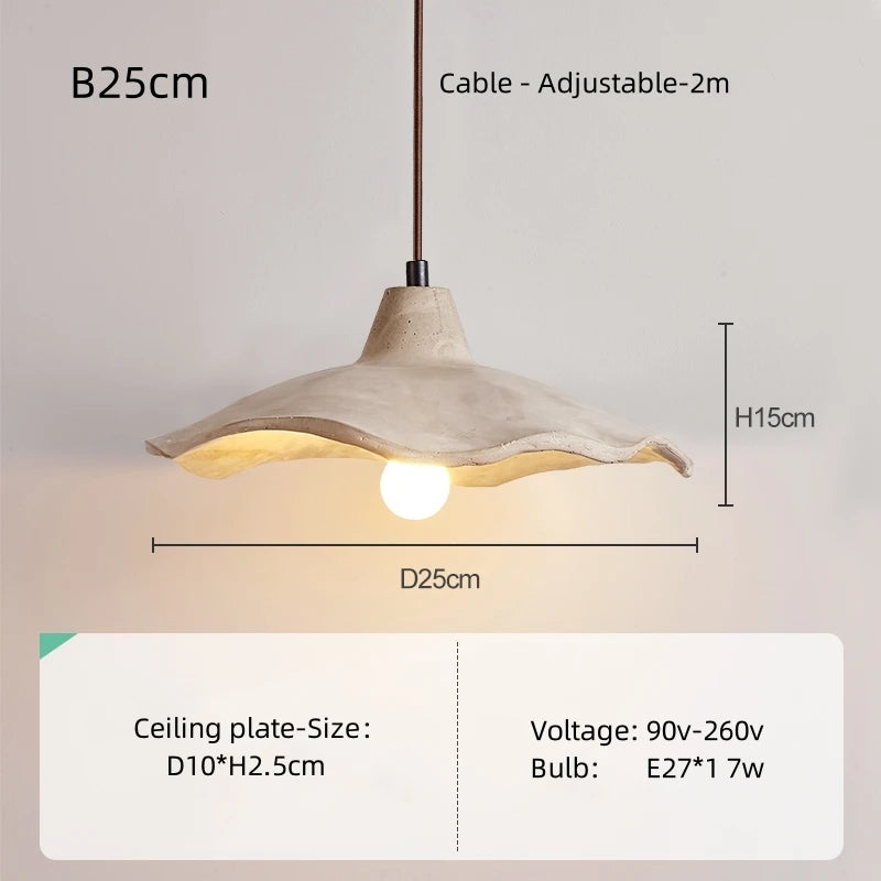 Japanese Homestay Restaurant Lamp Nordic Cream Style Modern Art Medieval Vintage Lamps Wabi-Sabi Chandelier Bedroom Bedside Lamp