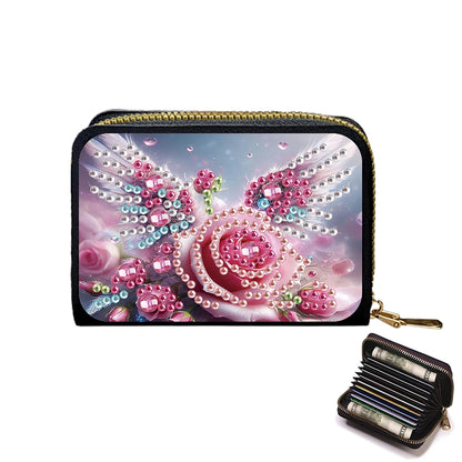 Beautiful Pattern Rhinestone Mosiac Zipper Wallet Handbag Diamond Painting Card Holder Coin Purse DIY Craft Female Outdoor Bag