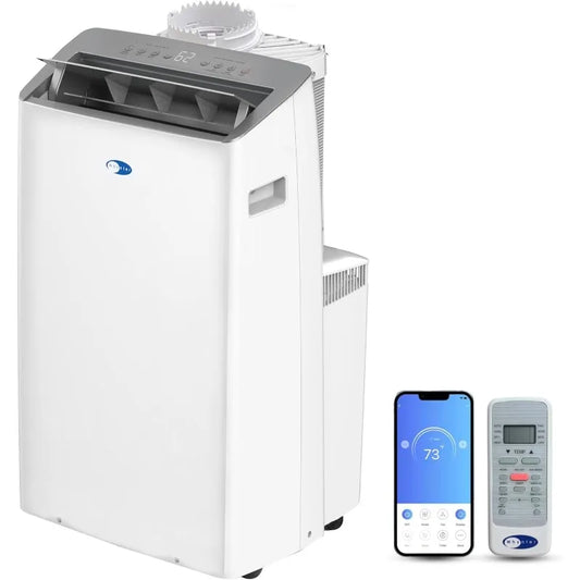 Whynter NEX Inverter Portable Air Conditioner with Dual Hoses, Dehumidifier, Cooling Fan & Smart Wi-Fi for 600 Sq Ft Rooms