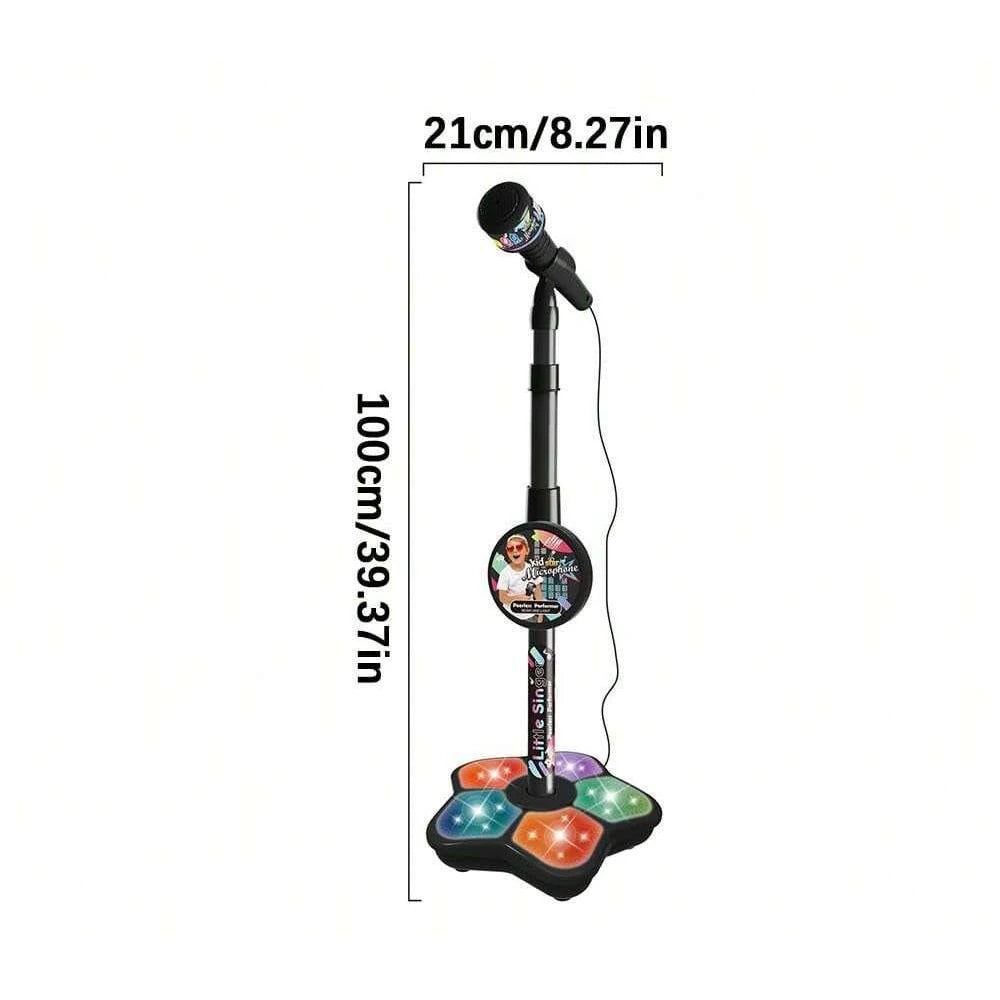 Kids Microphone Stand Toy, Portable Children's Karaoke Electronic, Durable Party Karaoke Microphone Stand, Kids Karaoke Machine