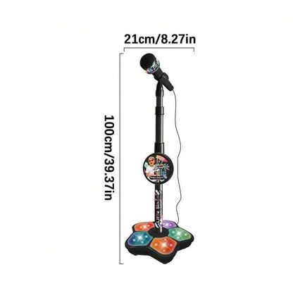 Kids Microphone Stand Toy, Portable Children's Karaoke Electronic, Durable Party Karaoke Microphone Stand, Kids Karaoke Machine