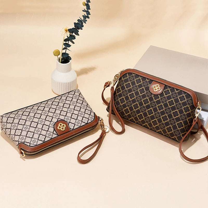 High Quality PU Leather Shoulder Bags Women Small Crossbody Bag Luxury Handbag Lady Messenger Bag Simple Shell Phone Satchels