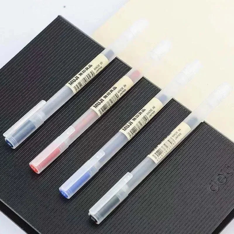 6/8Pcs/Set MUJIs Gel Pen Black/Red/Blue 0.38/0.5mm Ink Japan Color Pen Office School Ballpoint Pen Japanese Kawaii Stationery