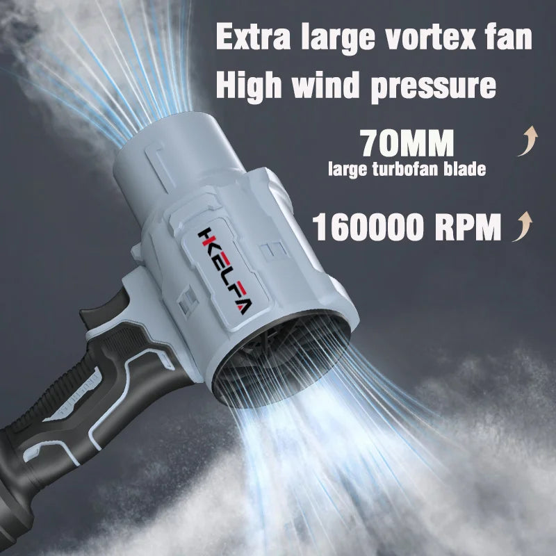 2000W Electric Turbo Blowers 220M/S Jet Fan Handheld blade blower Cordless Electric Air Blower Car Dryer Dust Removal Tool