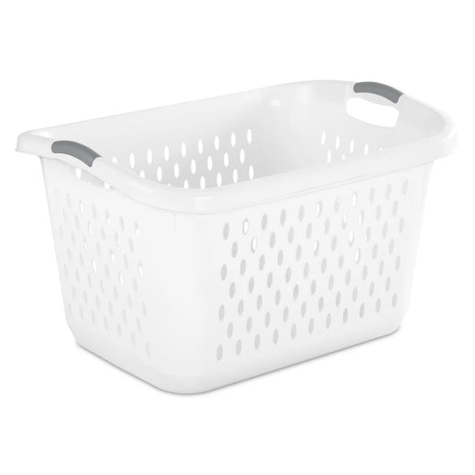 Jumbo Plastic Laundry Basket with Ventilation Holes Comfortable Carrying Handles Efficient Loading Ideal Home Dorm Room Storage