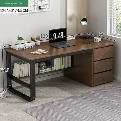 Drawers Study Office Desk Bedroom Student Setup Organizers European Computer Desk Floor Legs Mesa De Computador Modern Furniture