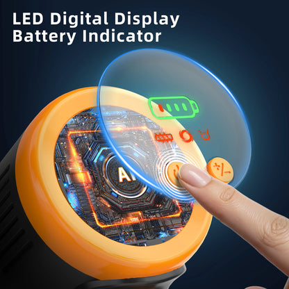 DSV112A Free-Standing Design Cordless Vacuum Cleaner 550W 45000PA – Powerful Brushless Motor, Handheld Home Vacuum