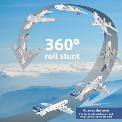 3Ch 2Ch A380 Rc Plane Glider Airplanes Remote Control Foam Aircraft Fixed Wing Aircraft 6 Gyroscope Model Airplane Toys Hobbies