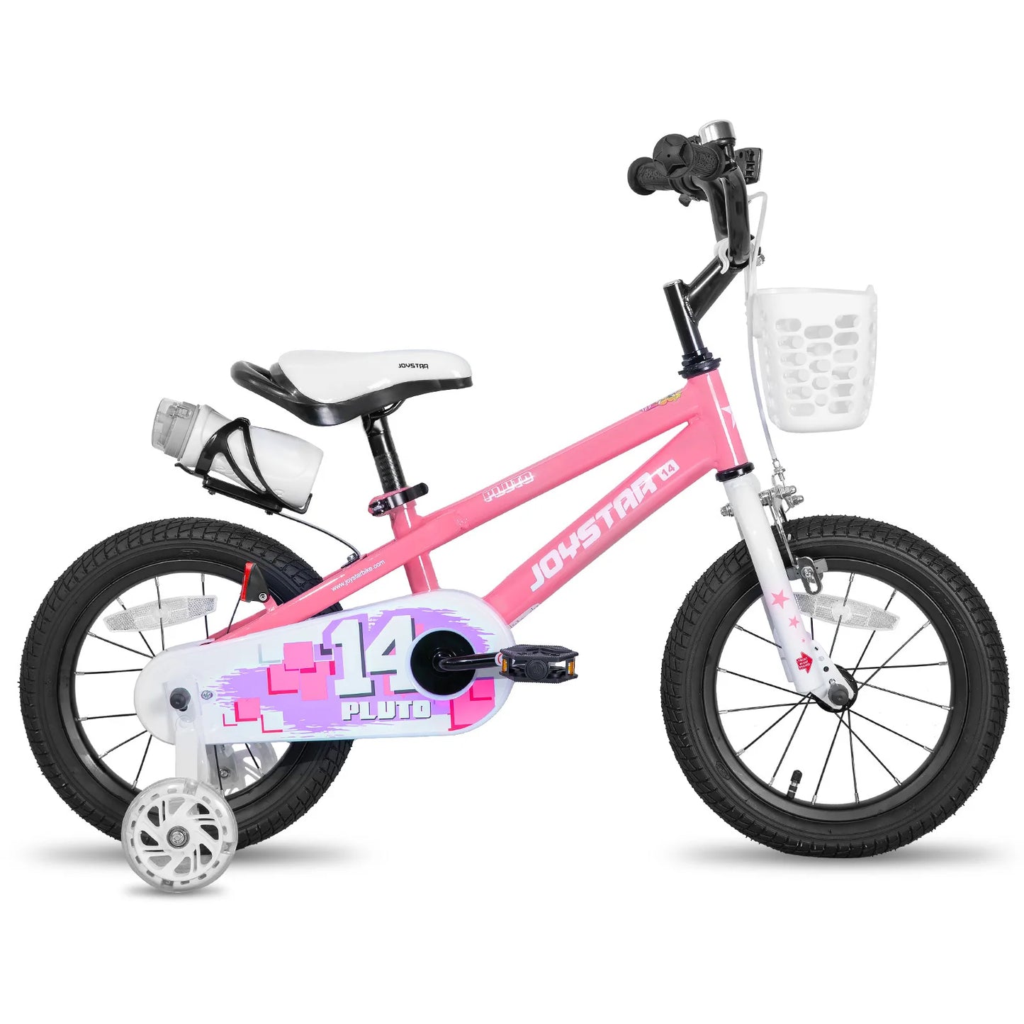 JOYSTAR 12 14 16 18 20 Inch Kids Bike with Light Up Training Wheels, Kids' Bicycle for Boys Girls Age 3-12 Years, Children Bikes