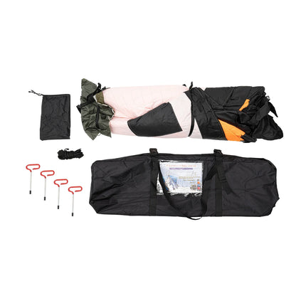 Portable Ice Fishing Tent 210D Oxford Cloth,Fiberglass-Durable,Spacious,Weather-Resistant,Easy To Set Up,Thermal Fishing Shelter