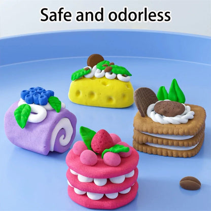 12/24/36 Color Clay Air-dried Clay Set Ultra Light Plastic Clay with Carving Tools DIY Crafts Toy Gifts for Friends Children