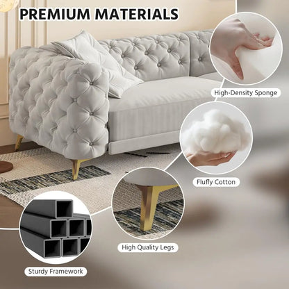 97.7" King Size Sleeper Sofa Bed, 3-in-1 Convertible Pull Out Sleeper Couch with Ottoman, Oversized, Customized