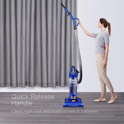 Powerful Bagless Upright Vacuum Cleaner, Lightweight with Large Dust Cup and Multiple Tools