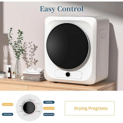 Zynkez 18Lbs Washer and 10Lbs Dryer Combo, Full Automatic Portable Laundry Set with 7 Wash Programs, 5 Dry Modes