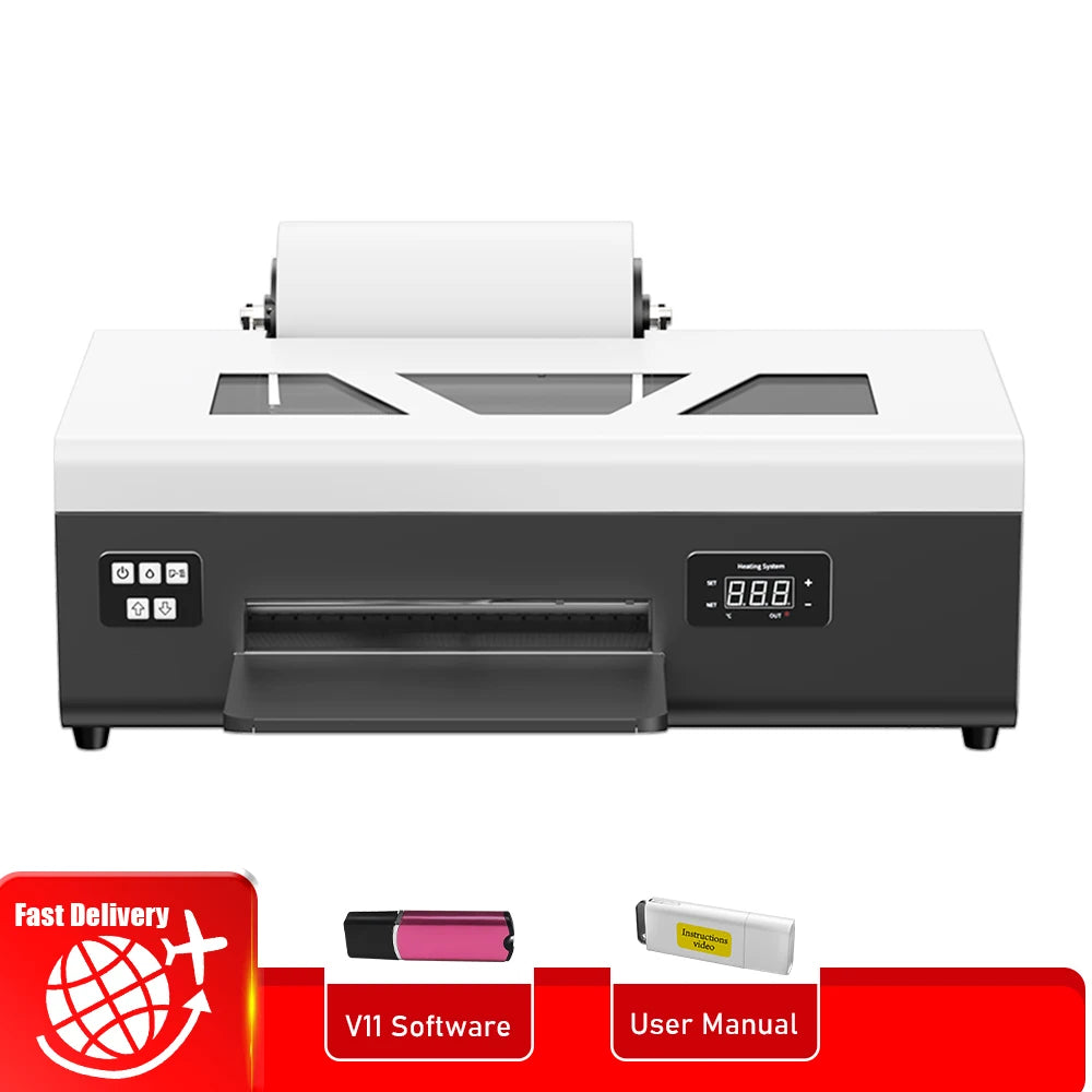 A4 DTF Printer L805 a4 dtf transfer printer for Epson l805 dtf printer bundle A4 t shirt printing machine with A4 dtf oven kits