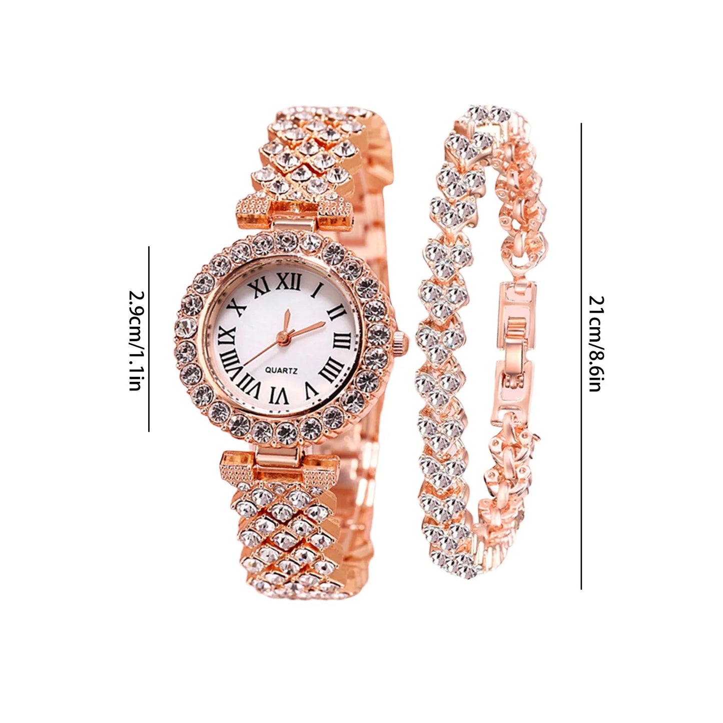 Watch For Women Watches 2025 Best Selling Products Luxury Watch Luxury Brand Reloj Mujer Watch Bracelet Set Diamond Steel Band