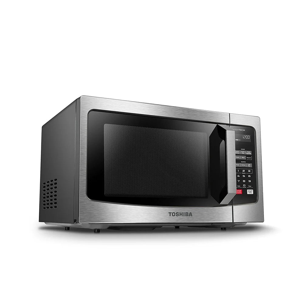 1.6 Cu Ft Microwave Oven Inverter Technology Stainless Steel Digital Display Sensor Cooking Auto Defrost Timer