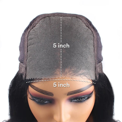 Glueless Wig Deep Wave Human Hair Wigs Ready To Wear Pre-Cut Lace Wear And Go Glueless Wigs Lace Front Human Hair Wig For Women